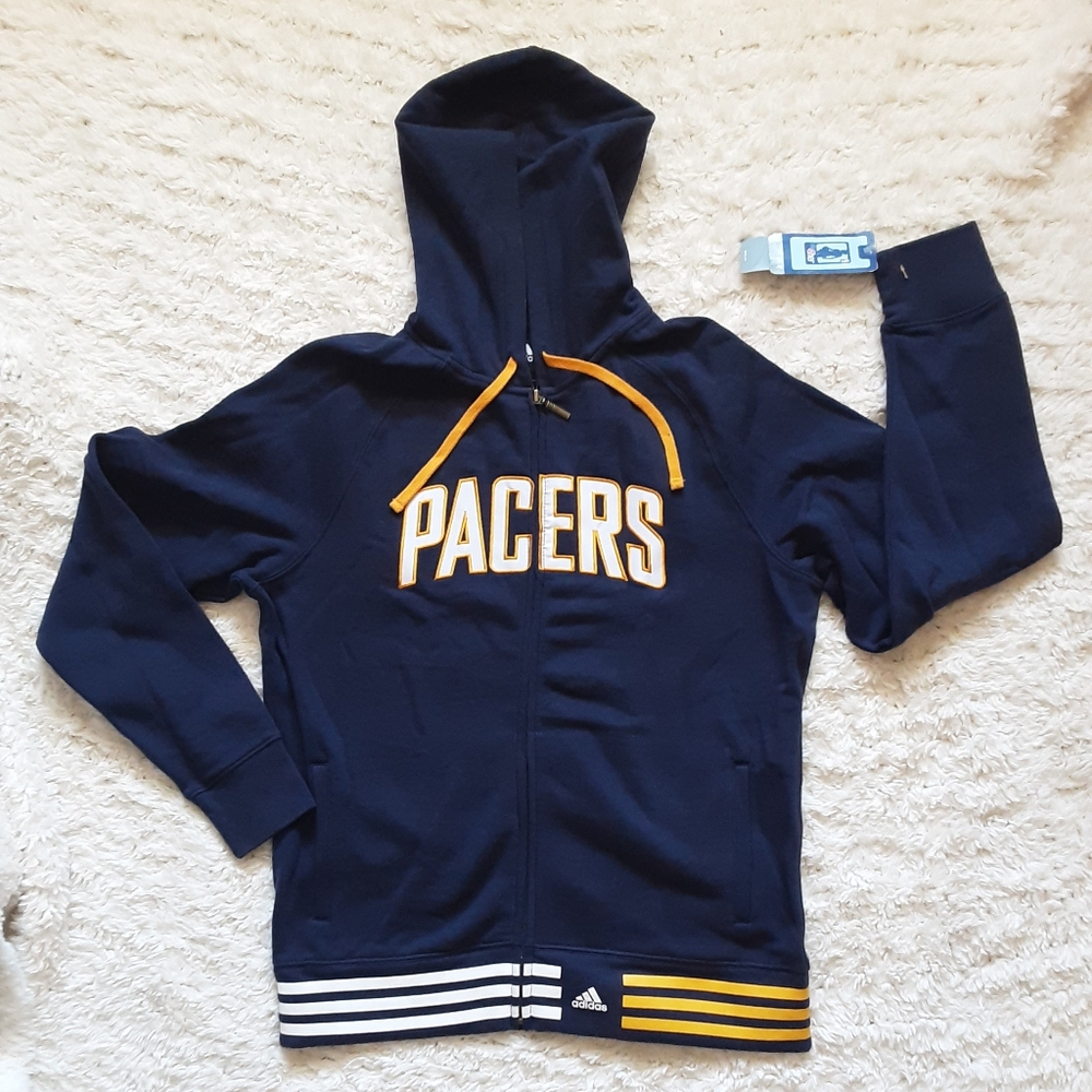 ADIDAS WOMEN'S NBA PACERS HOODIE NWT